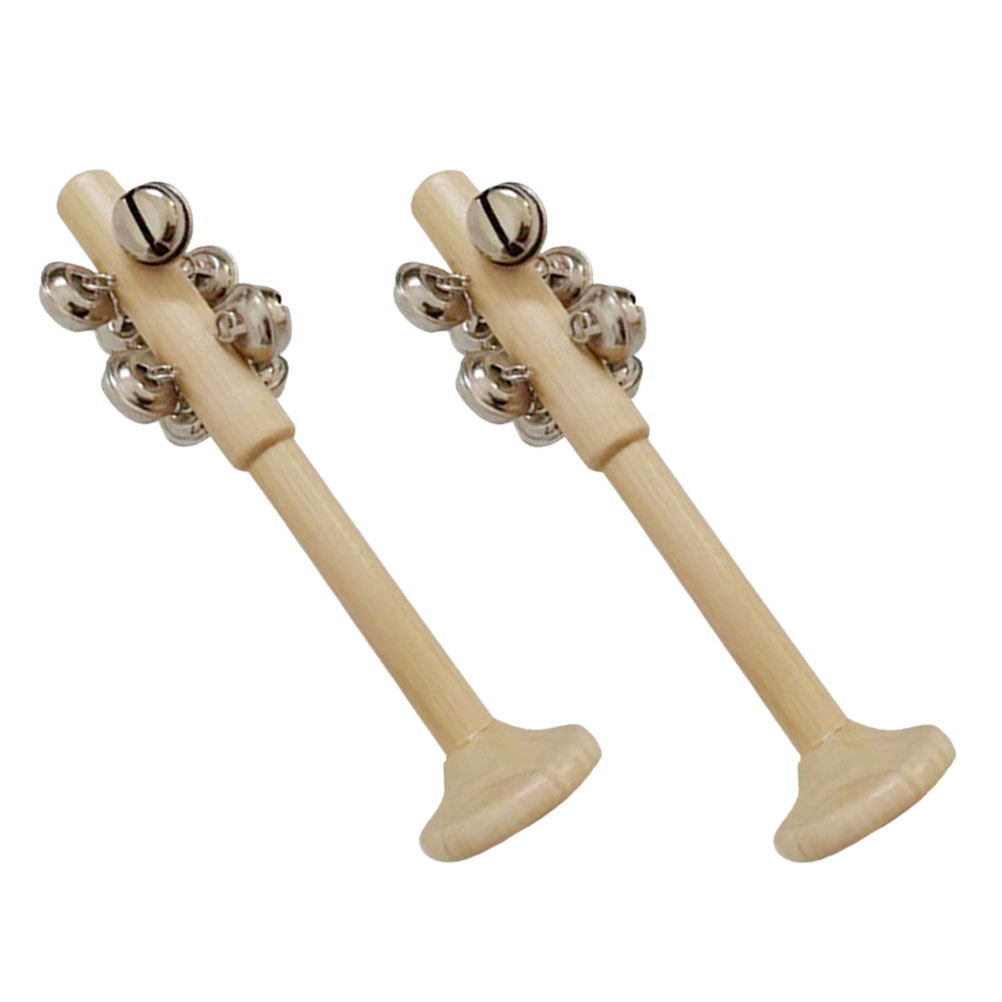 Musical Instrument For Toddlers - 2개입 나무 막대 종 유아용 교육용