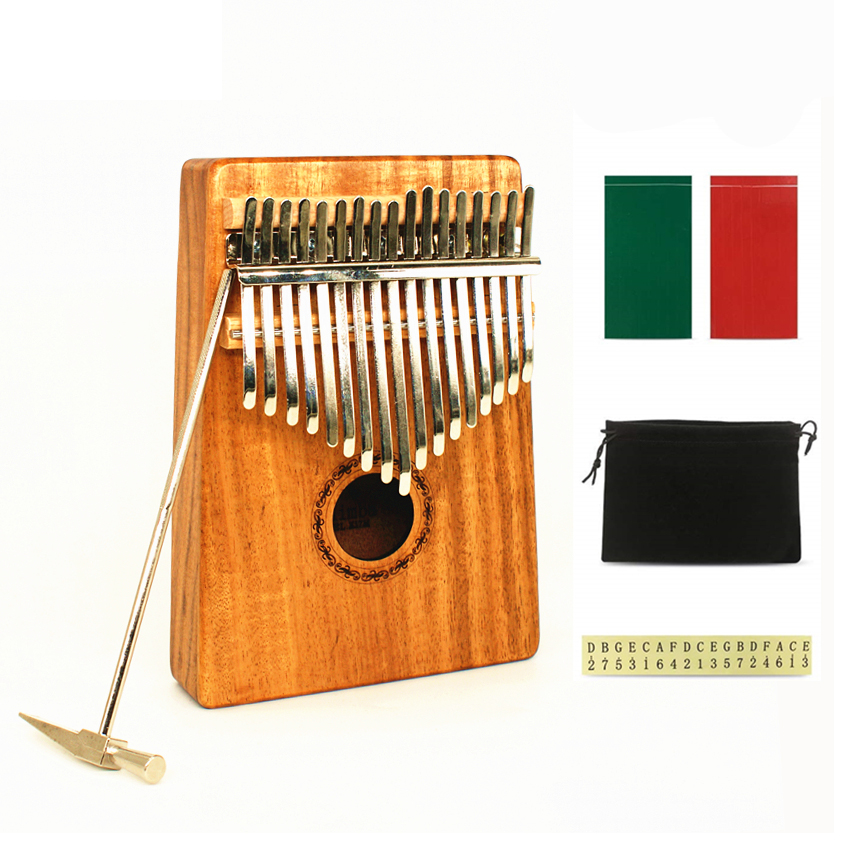 Musical Instrument Marimba - JDR 17 키 핑거 칼림바 마호가니