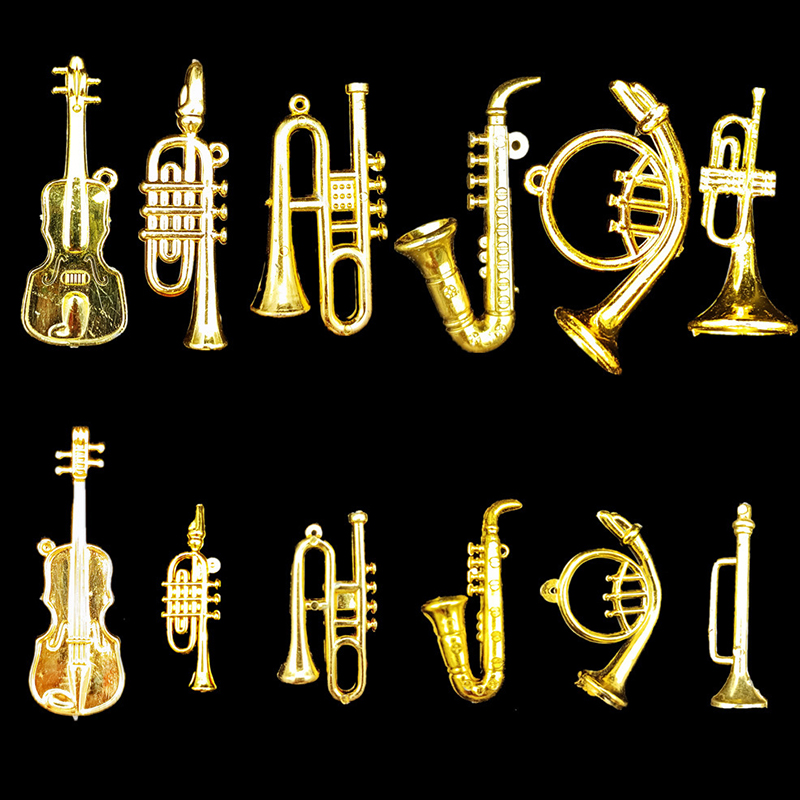 Musical Instrument Trumpet - 5/10/20PCS 다양한 스타일 골드 컬러 미니