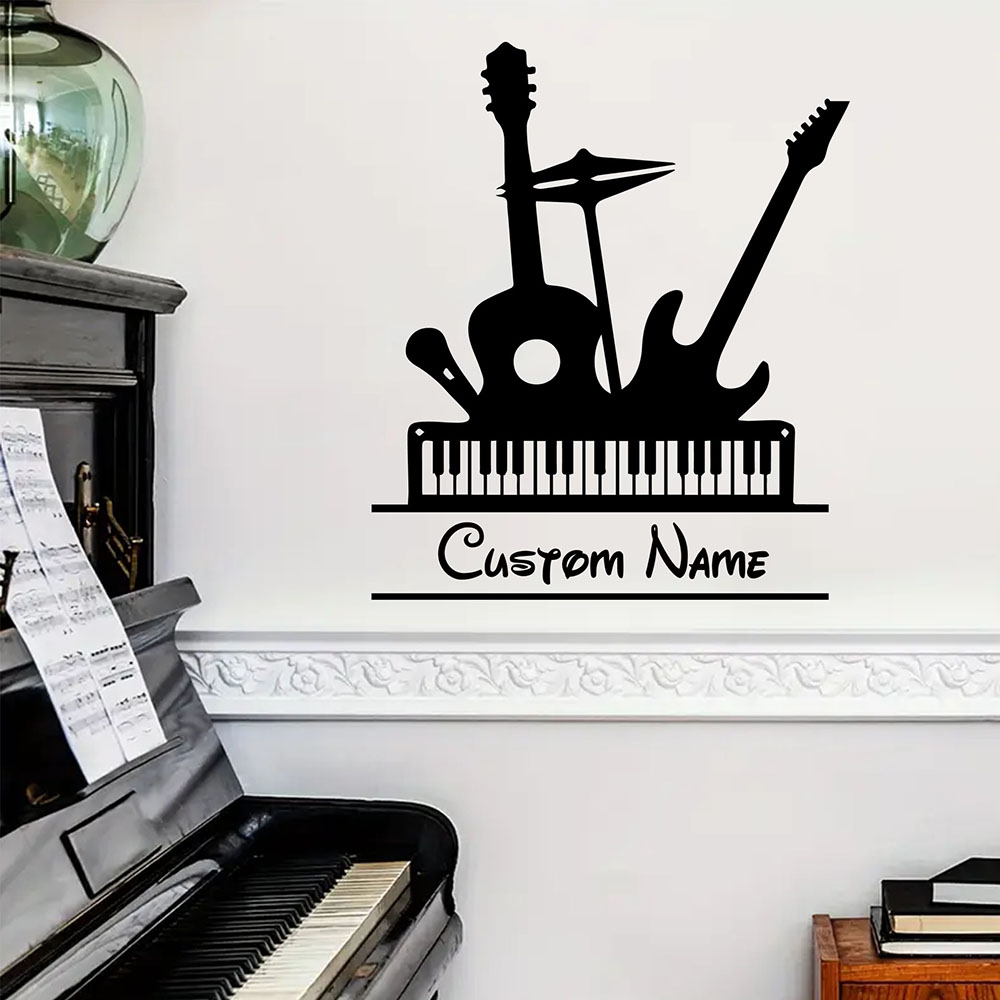Musical Instrument With Name - 1PC 만화 악기 사용자 정의 이름