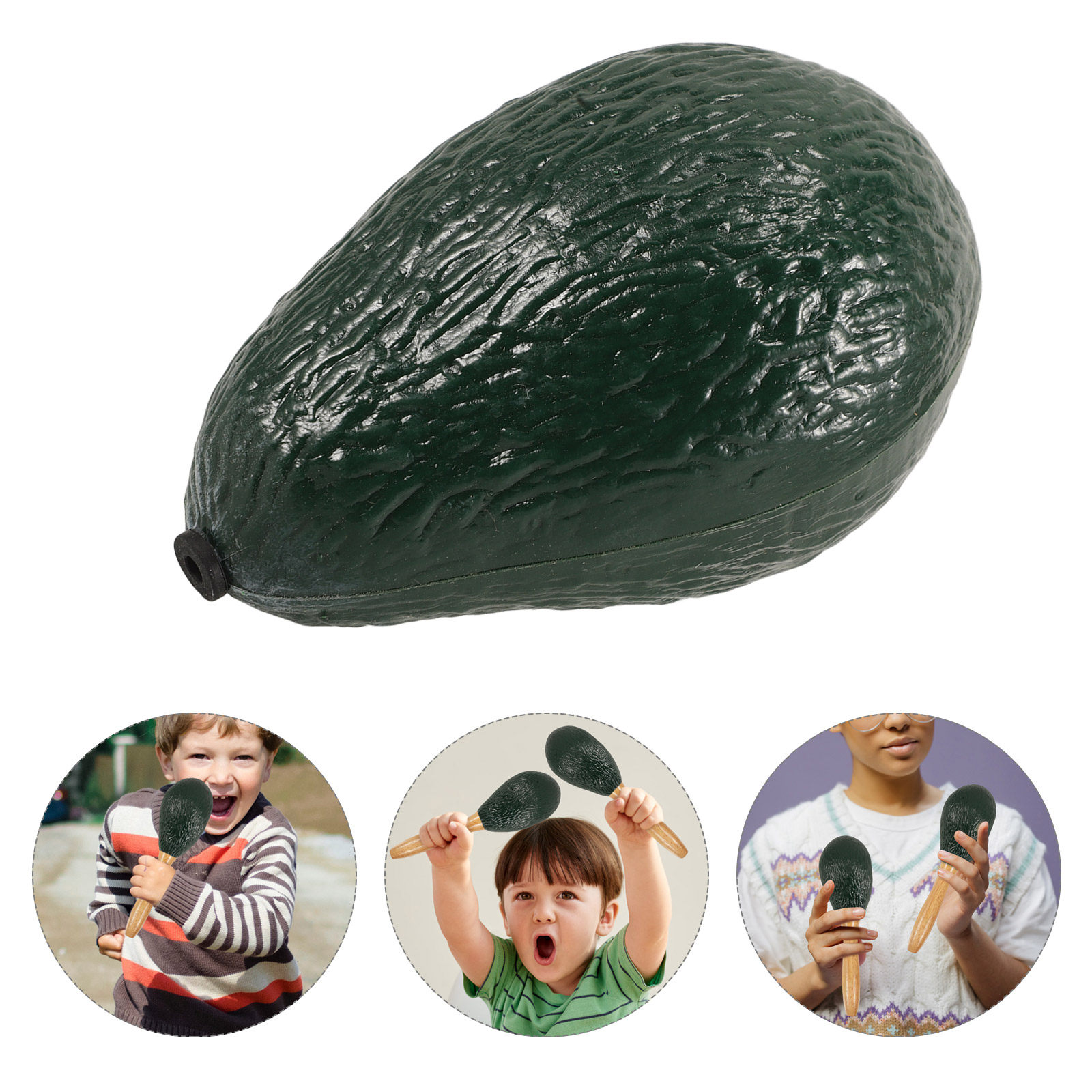 Musical Instrument For Toddlers - 과일 쉐이커 마라카스 아보카도 유아용 악기