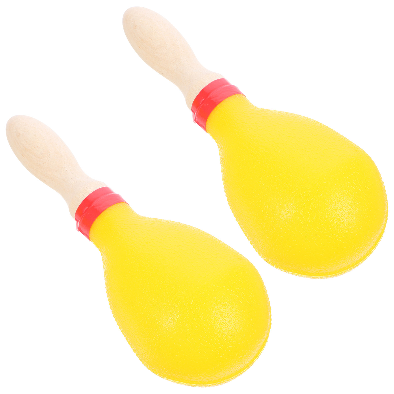 Musical Instrument For Toddlers - 1쌍의 나무 마라카스 쉐이커 어린이 타악기