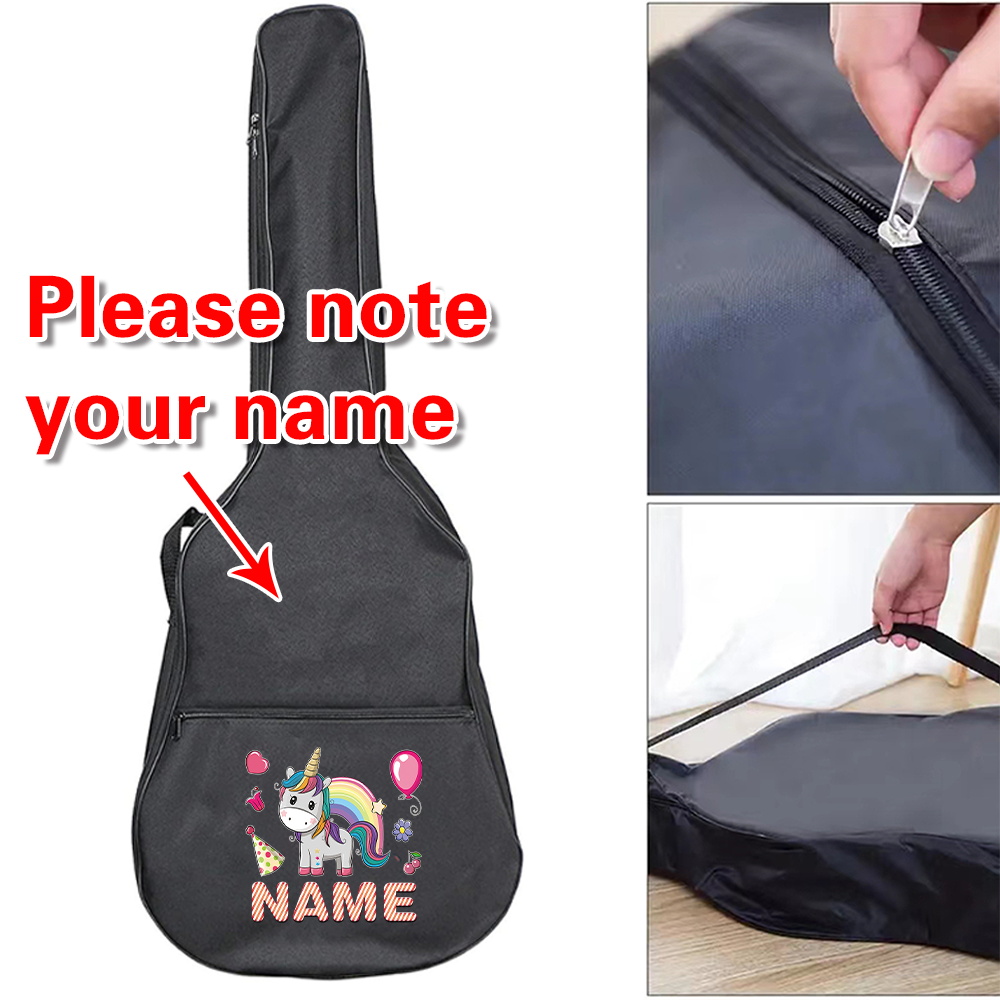 Musical Instrument With Name - 맞춤형 이름 기타 가방 36-41인치 방수