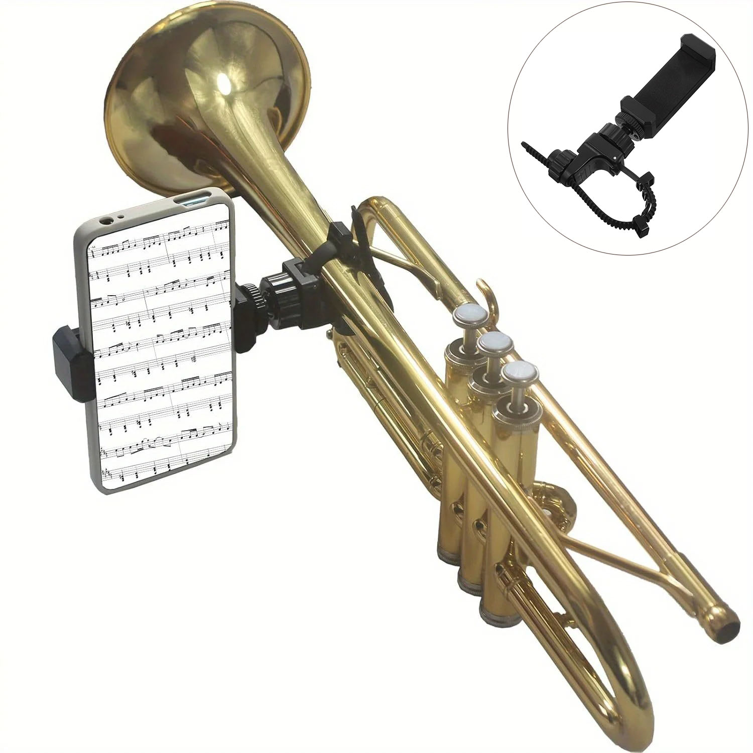 Musical Instrument Trumpet - 금속 재질의 뮤직 라이어 클립 폰