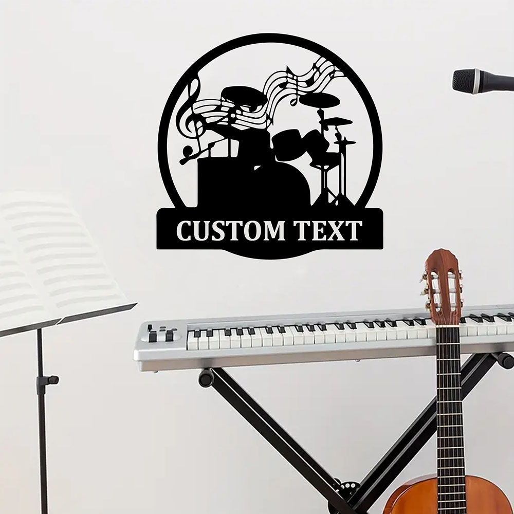 Musical Instrument With Name - 1PC 창의적인 악기 모양 맞춤형 이름