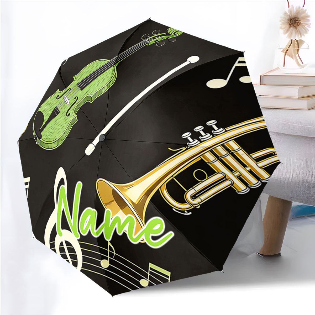 Musical Instrument With Name - 맞춤형 이름 음악 악기 디자인 독특한