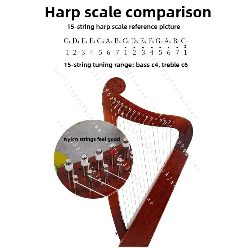 수제 15톤 하프 사운드 테라피 휴대용 초보자용 전문  - Musical Instrument For Beginners 리뷰 및 가격