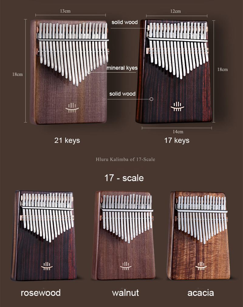 Hluru 칼림바 풀 솔리드 우드 엄지 피아노 악기,  - Musical Instrument For Beginners 리뷰 및 가격