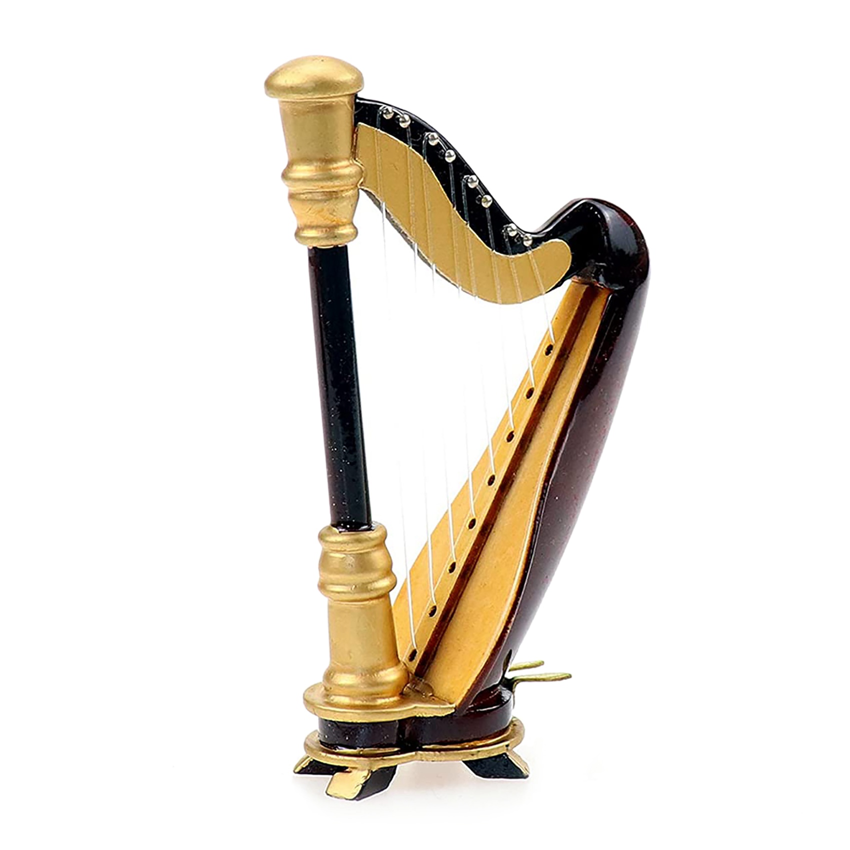 B05C-케이스가 포함된 나무 미니어처 하프 미니 악기 - Musical Instrument Manufacturers 리뷰 및 가격