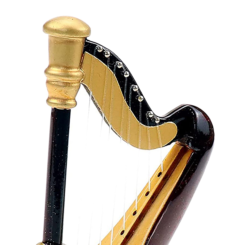 B05C-케이스가 포함된 나무 미니어처 하프 미니 악기 - Musical Instrument Manufacturers 리뷰 및 가격