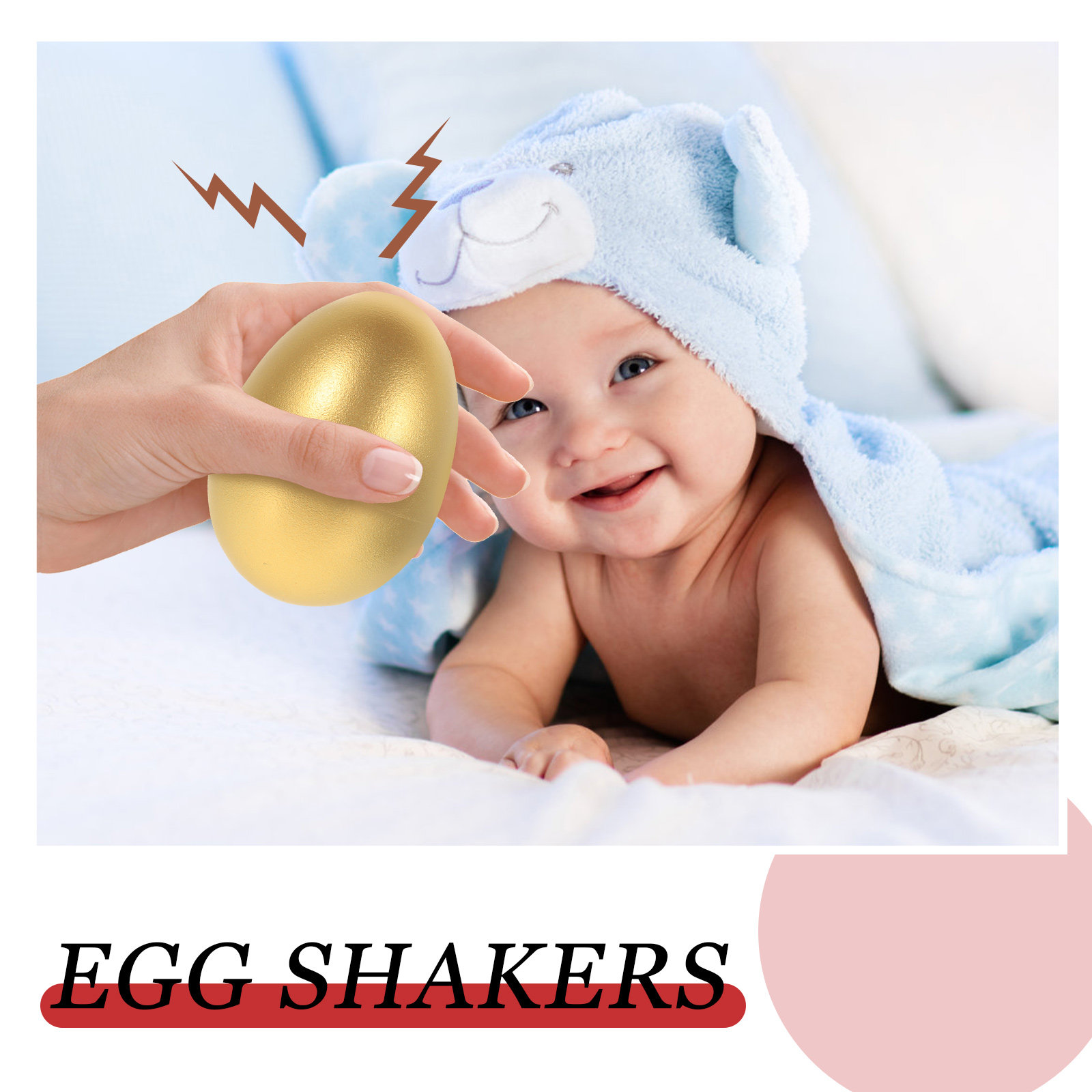 2Pcs 어린이 모래 계란 셰이커 유아를위한 뮤지컬 조 - Musical Instrument For Toddlers 리뷰 및 가격