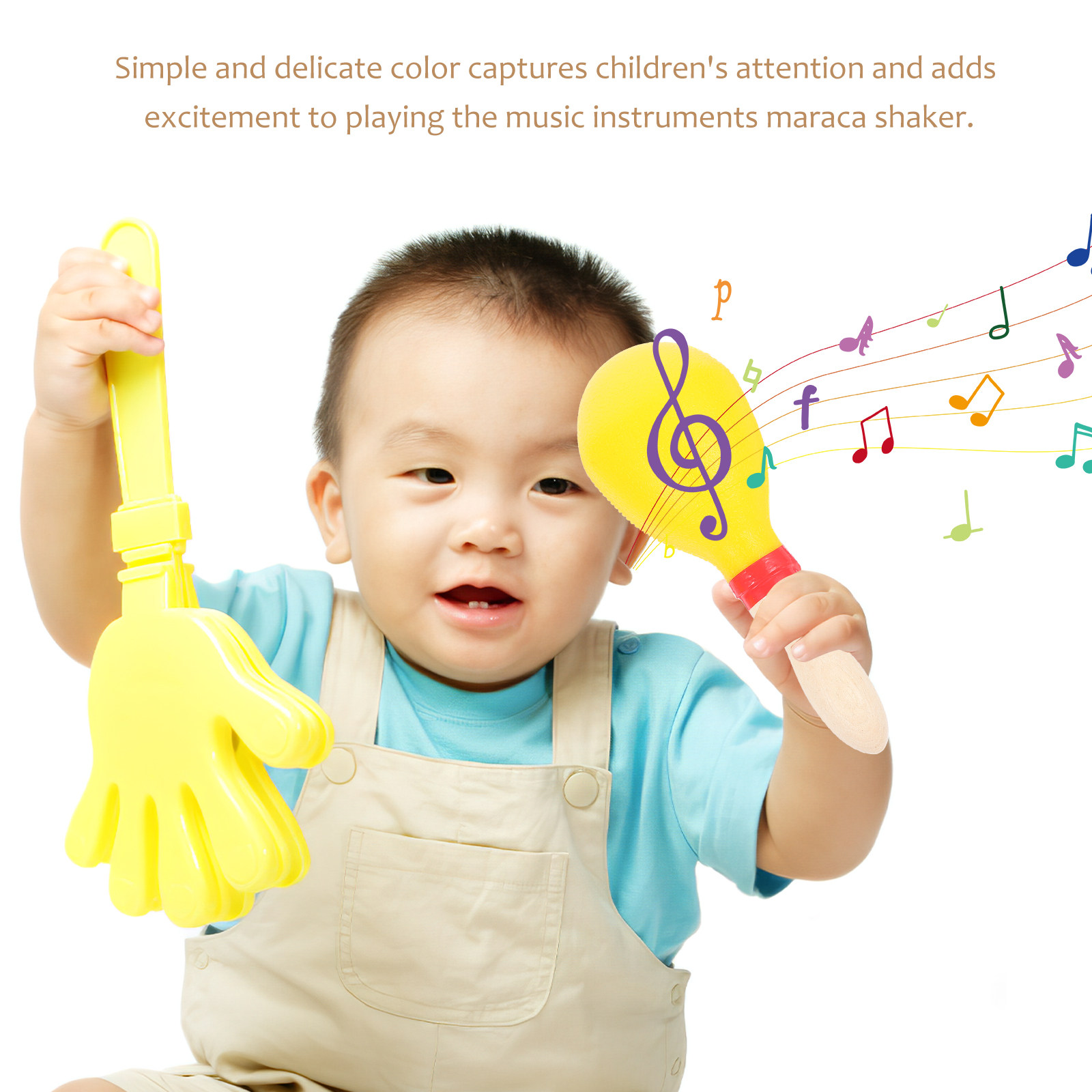 1쌍의 나무 마라카스 쉐이커 어린이 타악기 유아용 안전 - Musical Instrument For Toddlers 리뷰 및 가격
