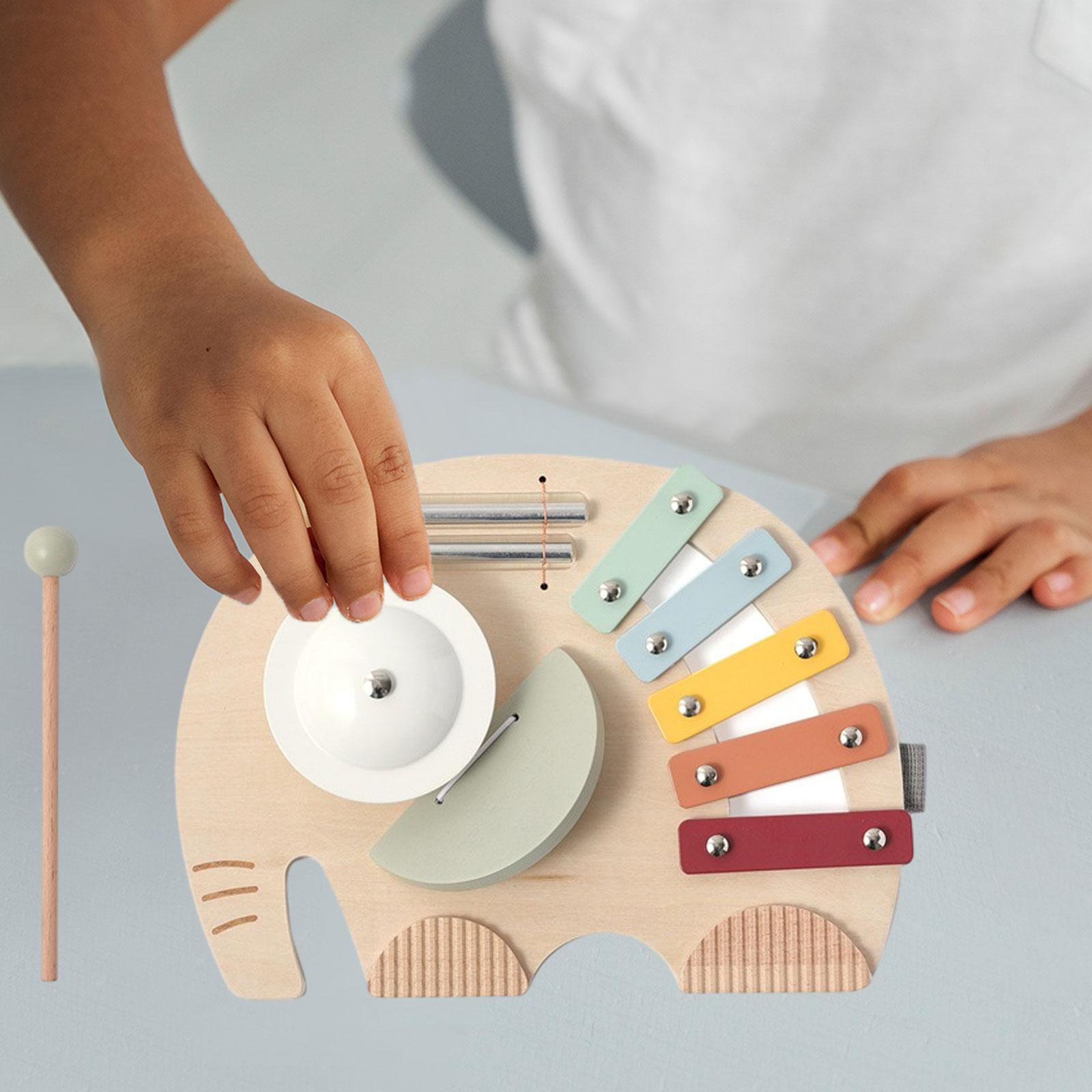 5음 목재 실로폰 핸드 노크 피아노 장난감 유아 두뇌  - Musical Instrument For Toddlers 리뷰 및 가격