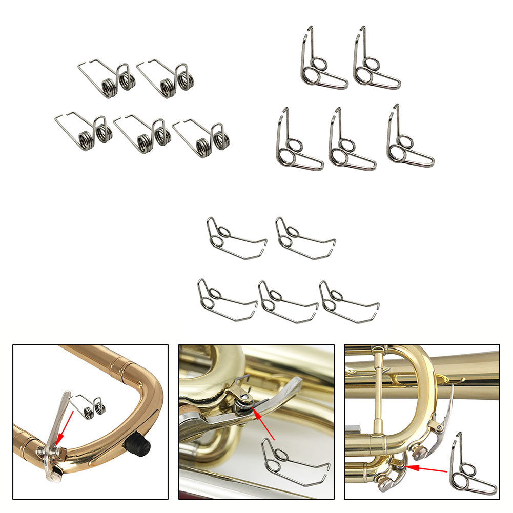 5개 철 트럼펫 트롬본 알토 밸브 스프링 워터 키 스프 - Musical Instrument Manufacturers 리뷰 및 가격